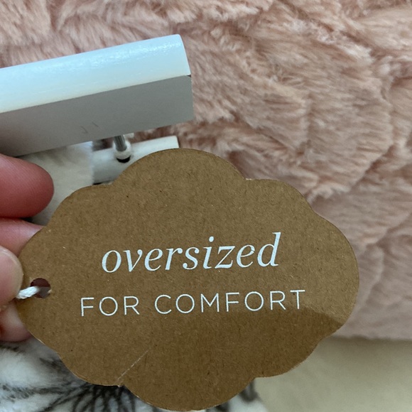 🆕 Bicycle print oversized plush throw. 50” x 70” - Picture 3 of 5